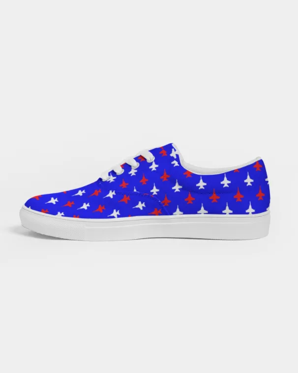 USA ANY Aircraft Womens 'Lace Up' Canvas Shoes (2 Colors)