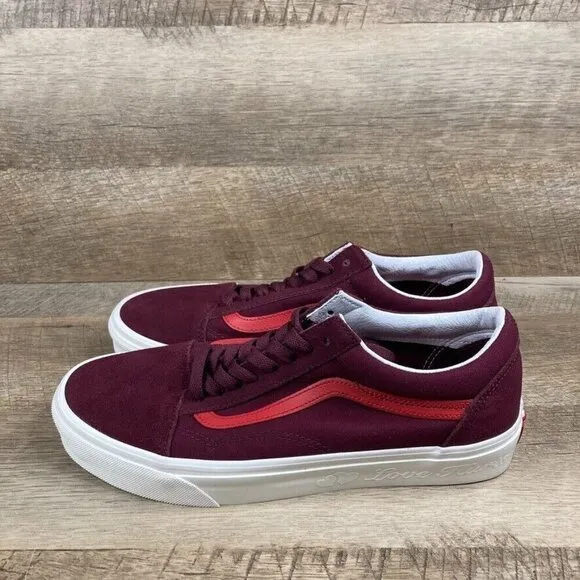 VANS Old Skool Secret Lover Port Royale Skate Canvas Suede Mens 8 Womens 9.5 NEW