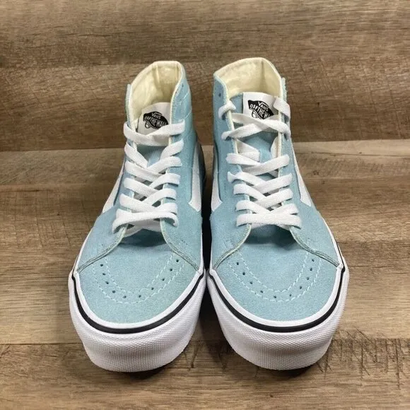 VANS Sk8 Hi Tapered Color Theory Canal Blue Shoes Sneakers Mens 7 Womens 8.5 NEW