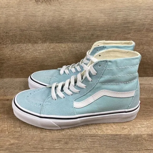 VANS Sk8 Hi Tapered Color Theory Canal Blue Shoes Sneakers Mens 7 Womens 8.5 NEW