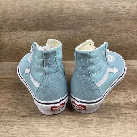 VANS Sk8 Hi Tapered Color Theory Canal Blue Shoes Sneakers Mens 7 Womens 8.5 NEW