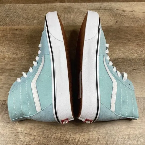 VANS Sk8 Hi Tapered Color Theory Canal Blue Shoes Sneakers Mens 7 Womens 8.5 NEW