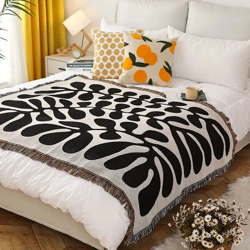 Vintage Inspired Boho Crochet Throw Blanket