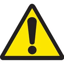 Warning Labels - Picto: Hazardous Area