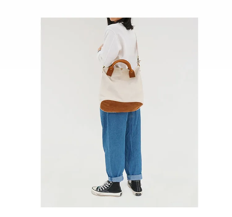 White Gray Canvas Tote Bag Canvas Handbag Womens Canvas Shoulder Tote Bag for Men