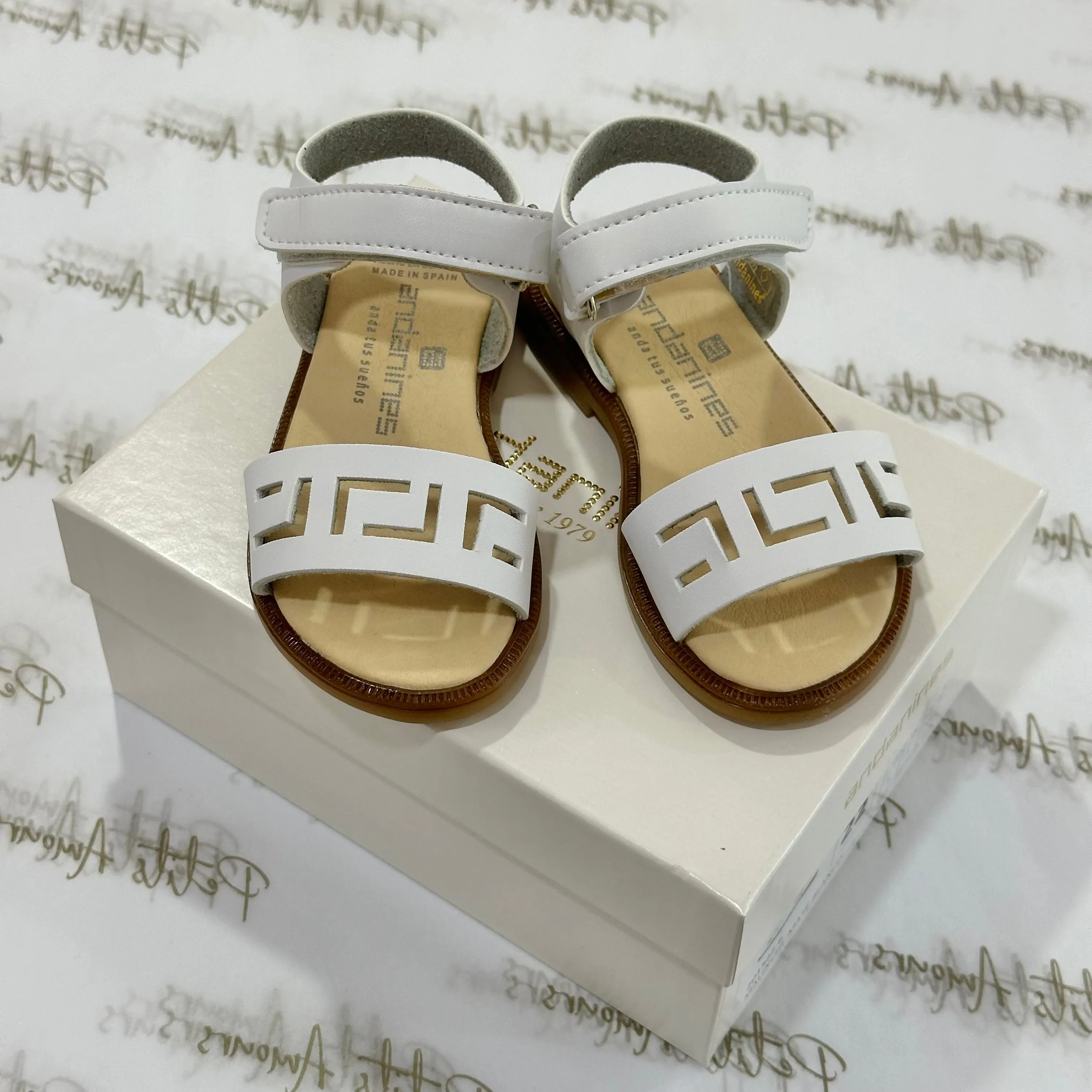 White Leather Sandals