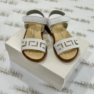 White Leather Sandals