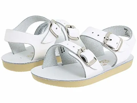 WHITE SUN SAN SALTWATER SEAWEE SANDAL
