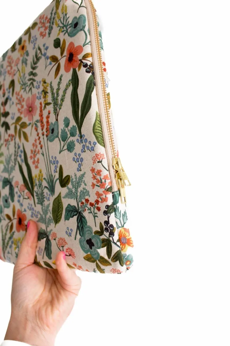 Wildflower Canvas 12.9" Device Tablet Sleeve