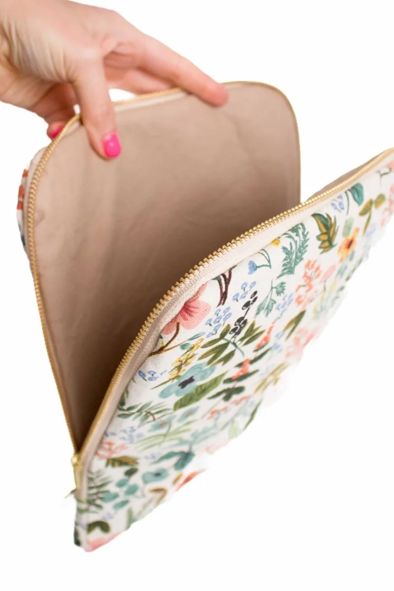 Wildflower Canvas 12.9" Device Tablet Sleeve