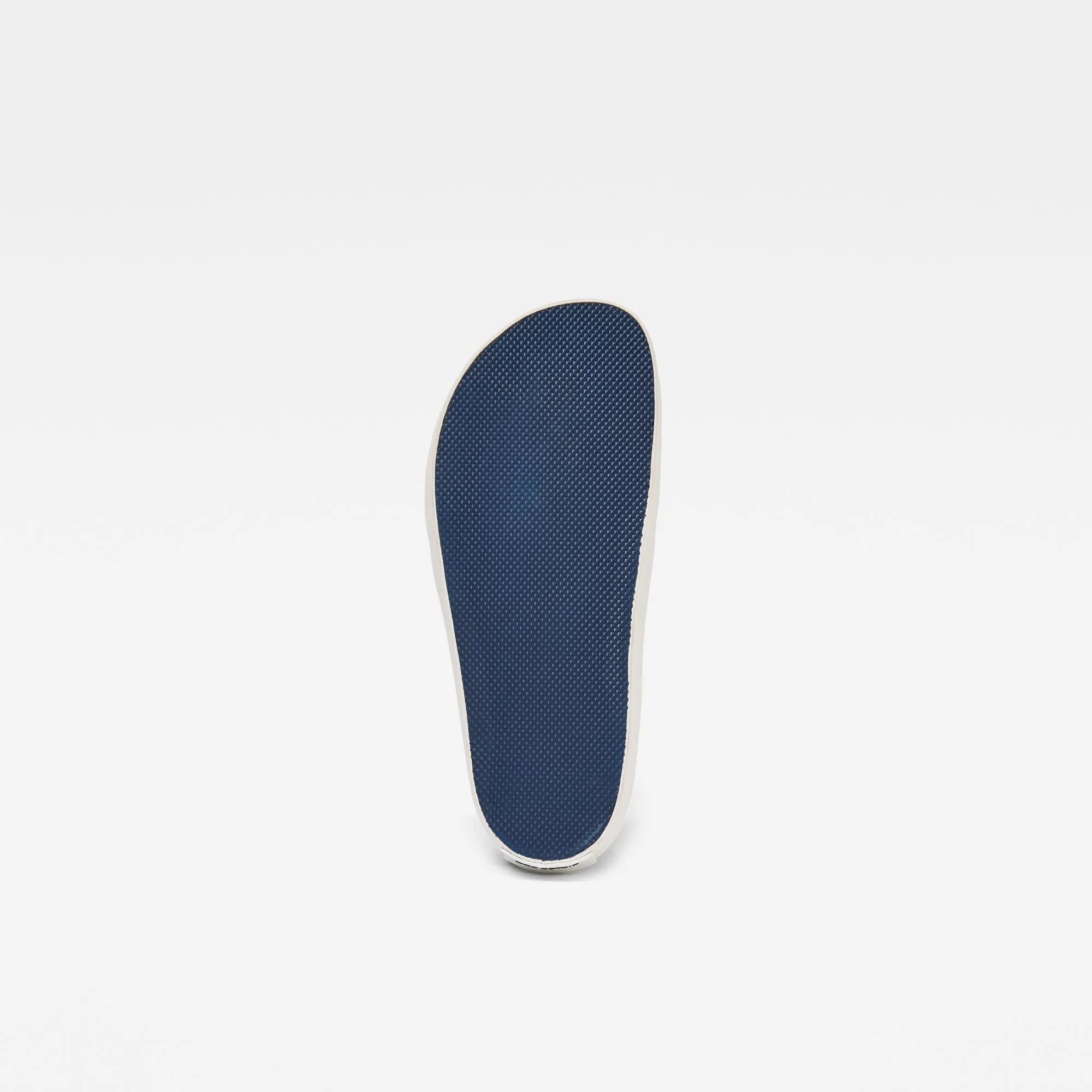 Woman’s STRETT FLAT Sandal Milk/Dark Sara Blue