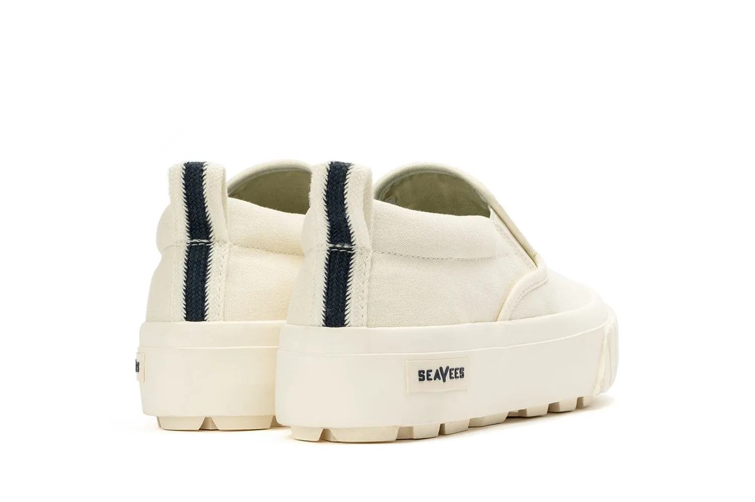Womens - Fairfax Lug Slip On Platform - White