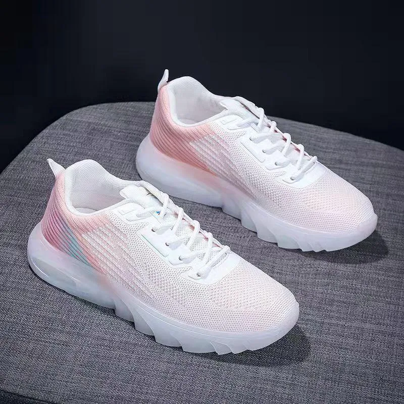 Women's Summer Mesh Breathable Shoes Korean Version All-match Student Casual Sports Shoes Ladies Comfortable Fitness Shoes