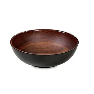Woodgrain Melamine Salad Bowl