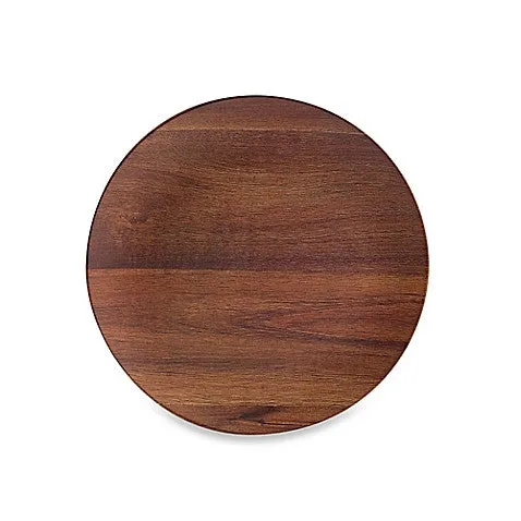 Woodgrain Melamine Salad Plate