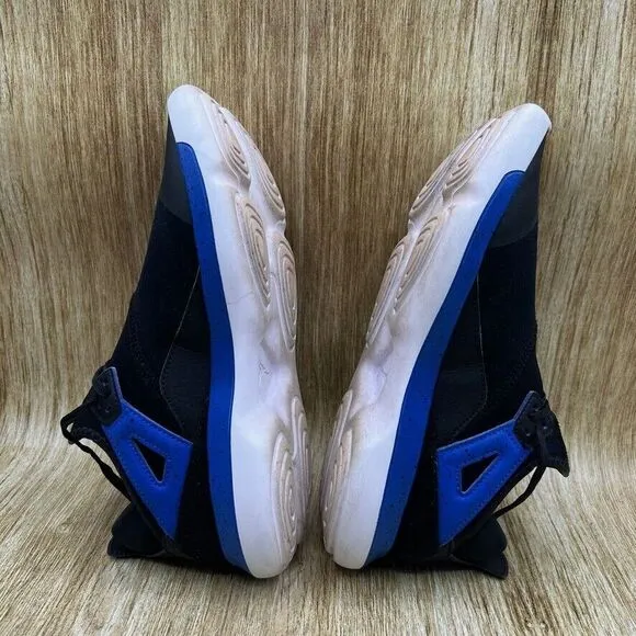 Youth 7Y Women's 8.5 - Nike Air Jordan Fly 89 BG Black‎ Blue Shoes Sneakers