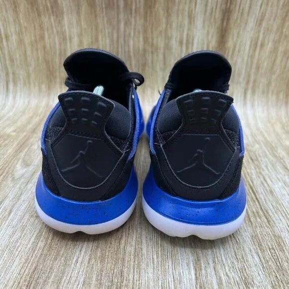 Youth 7Y Women's 8.5 - Nike Air Jordan Fly 89 BG Black‎ Blue Shoes Sneakers