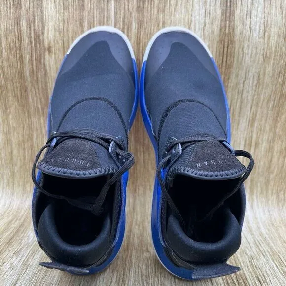 Youth 7Y Women's 8.5 - Nike Air Jordan Fly 89 BG Black‎ Blue Shoes Sneakers