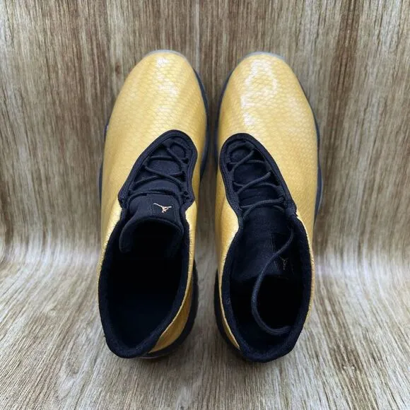 Youth‎ 7Y Women's 8.5 - Nike Air Jordan Future Metallic Gold Sneakers Shoes